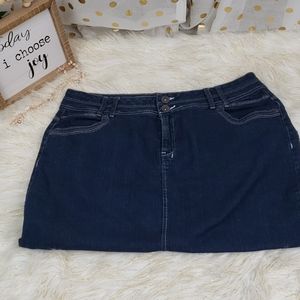 Davina Blue Jean Skirt